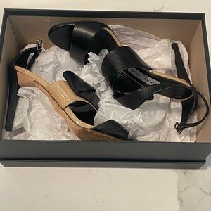 Jimmy Choo Black and Tan Heels - EUC